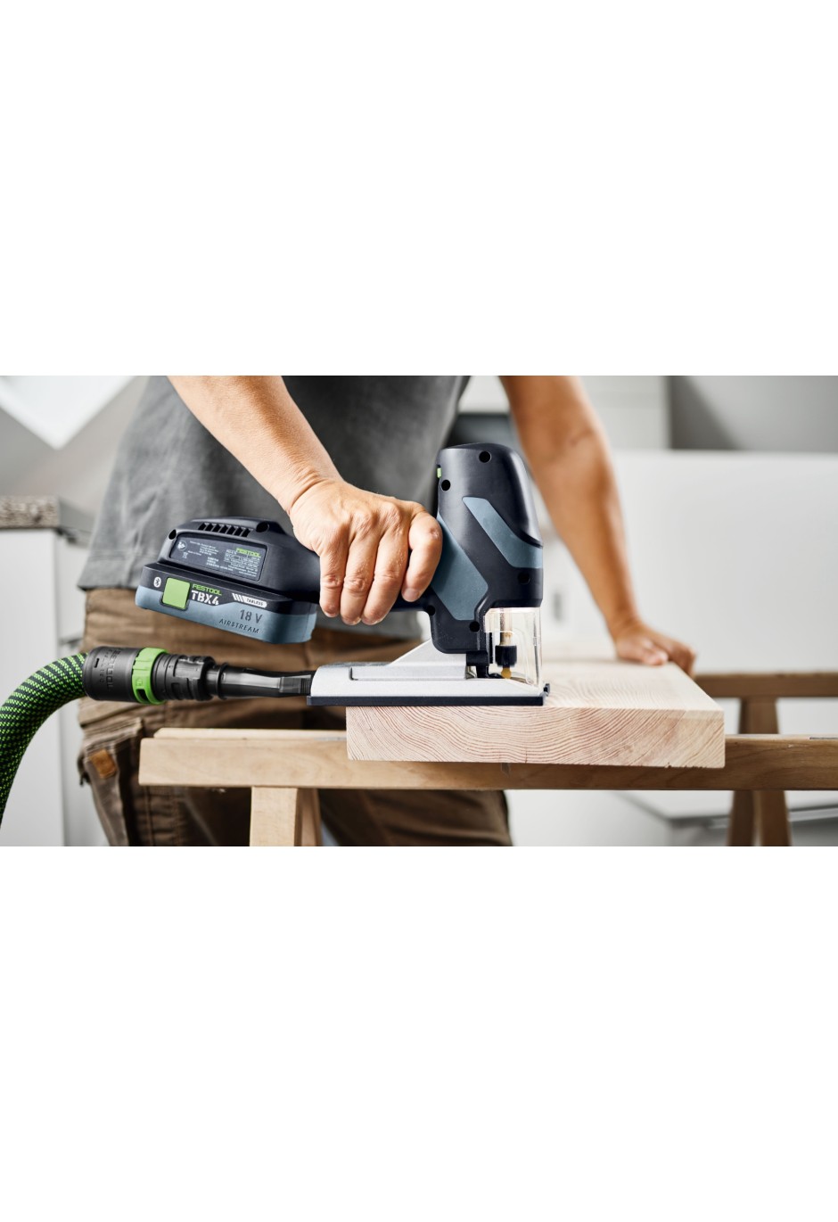 Аккумуляторный маятниковый лобзик Festool PSC-E 18 EB-Basic