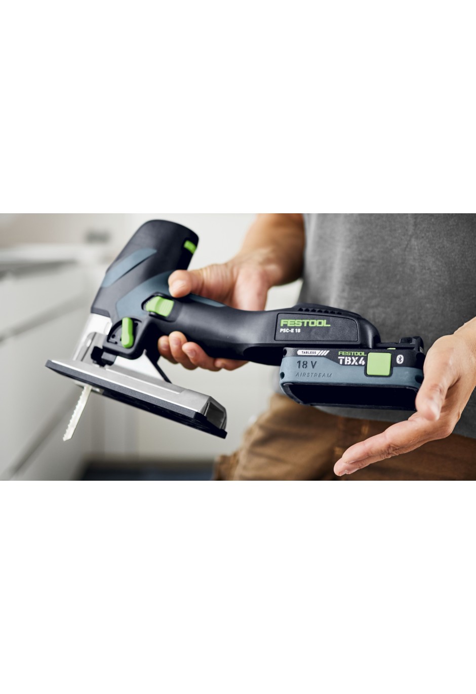 Аккумуляторный маятниковый лобзик Festool PSC-E 18 EB-Basic