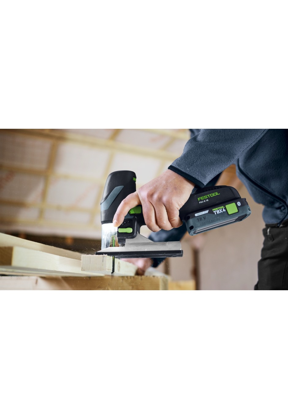 Аккумуляторный маятниковый лобзик Festool PSC-E 18 EB-Basic