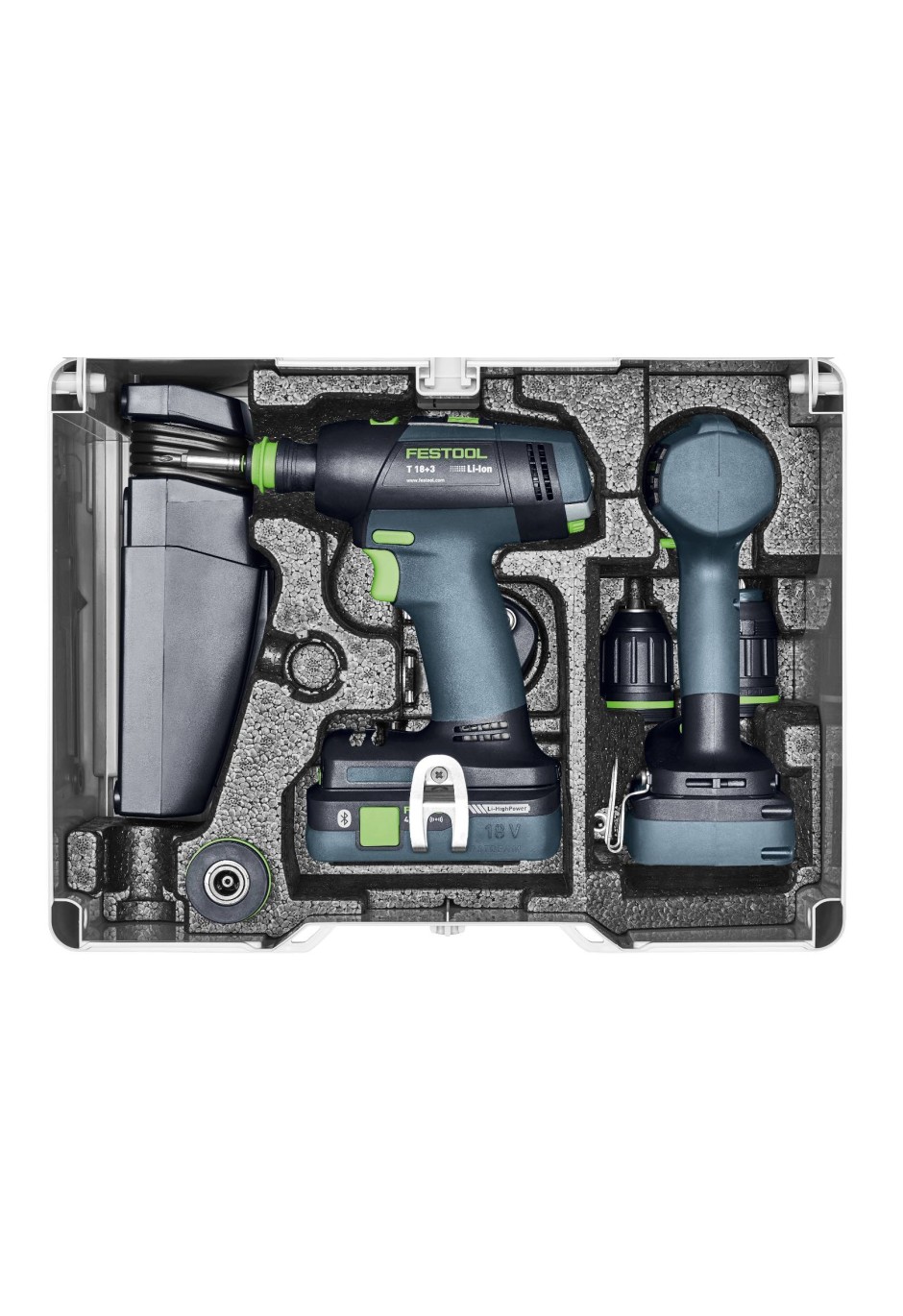 Комплект импульсный шуруповерт и дрель-шуруповерт Festool TID 18 HPC 4,0 I-Set + T 18+3