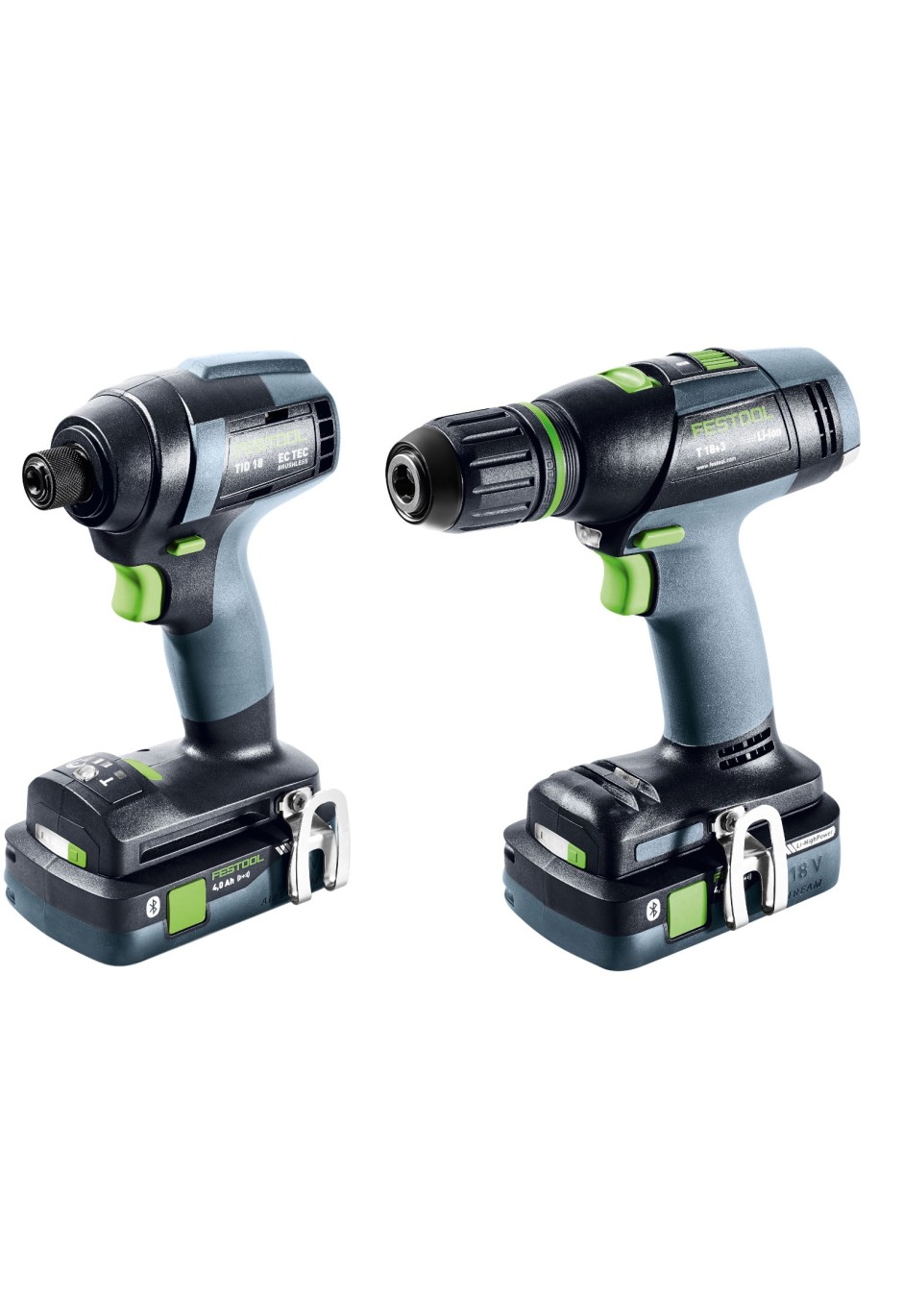 Комплект импульсный шуруповерт и дрель-шуруповерт Festool TID 18 HPC 4,0 I-Set + T 18+3