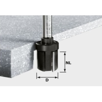Фреза пригоночная с верхним опорным подшипником Festool HW D28/NL25/GL80 ss S12,7