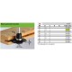 Фреза пазовая дисковая Festool HW S8 D40x1.8 (d6)