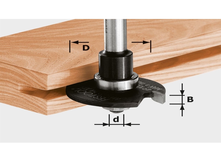 Фреза пазовая дисковая Festool HW S8 D40x1.8 (d6)