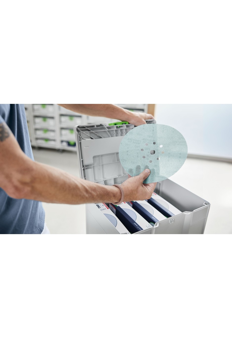 Систейнер³ с абразивным материалом Festool D225 GR NET SYS