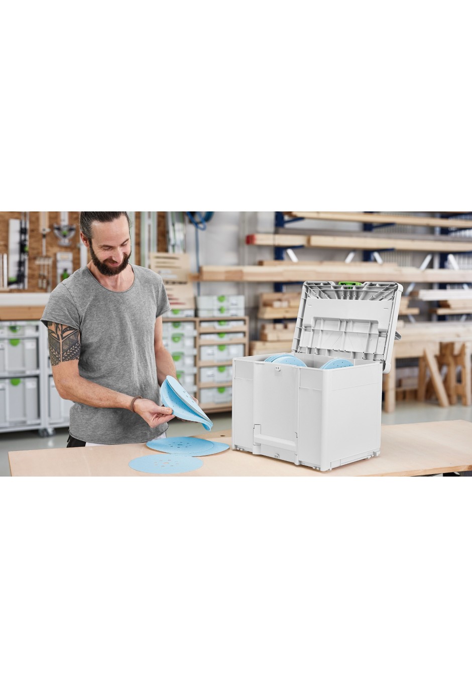 Систейнер³ с абразивным материалом Festool D225 GR SYS Granat