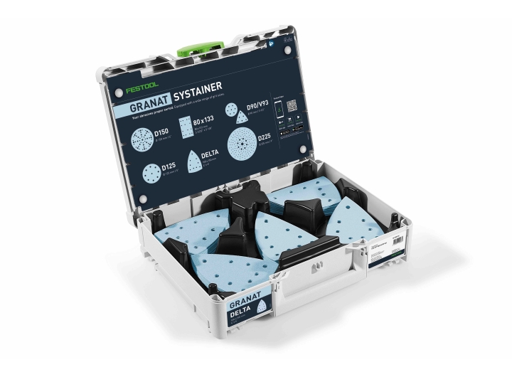Систейнер³ с абразивным материалом Festool Delta GR SYS Granat