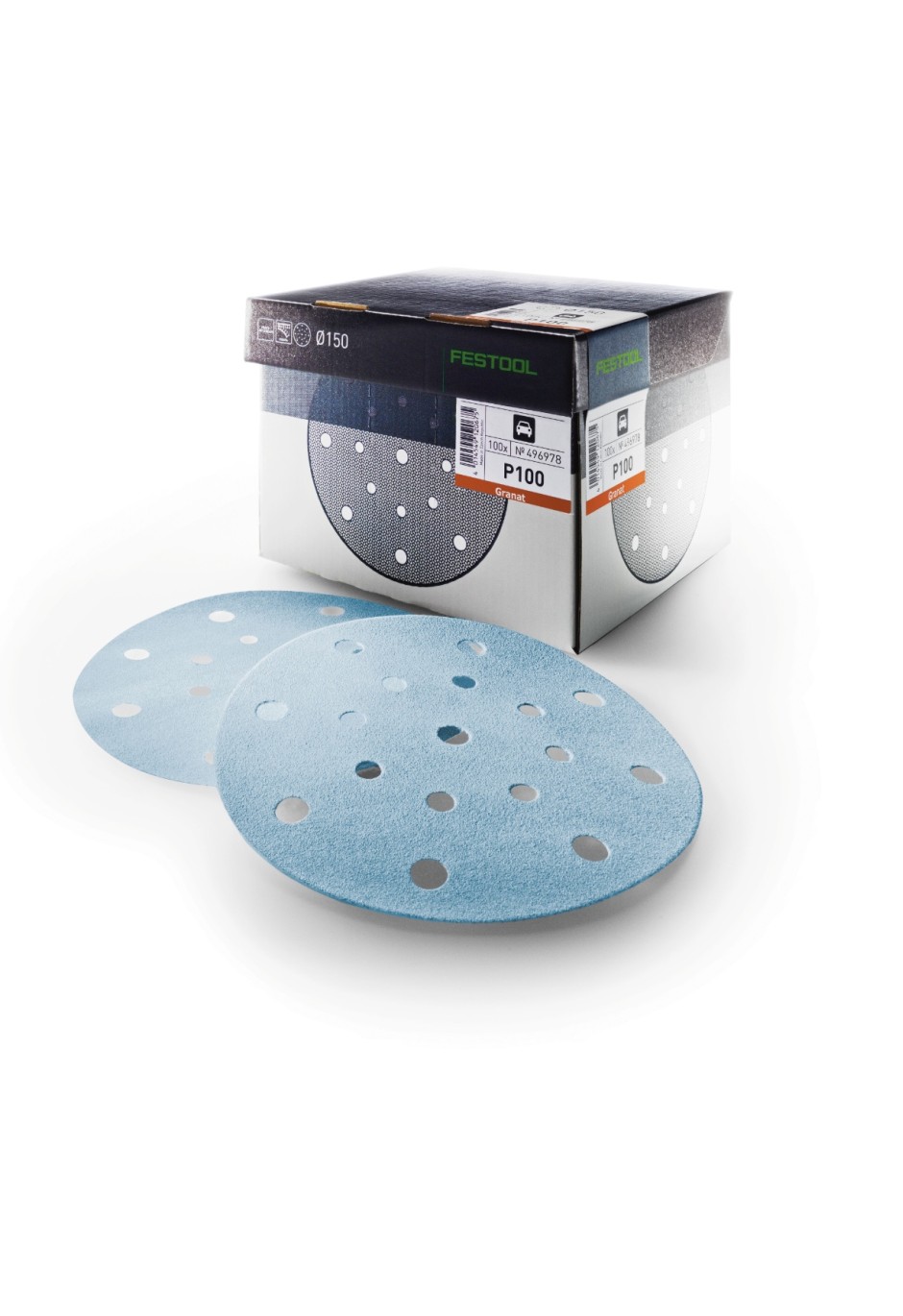 Шлифовальные круги Festool STF D150/16 P150 GR 100X