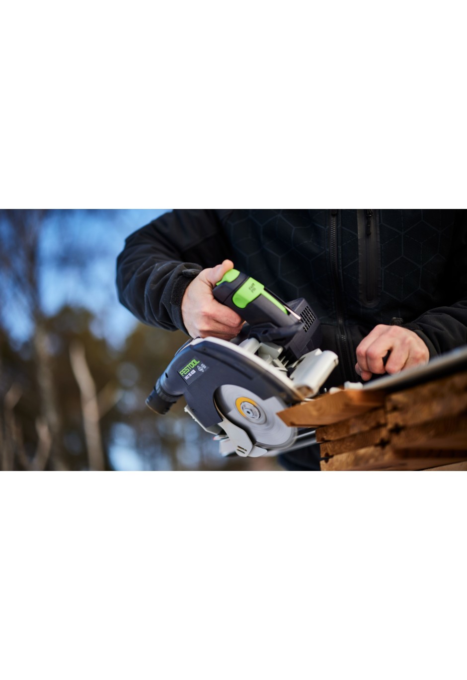 Аккумуляторная дисковая пила Festool HKC 55 KEB-Basic