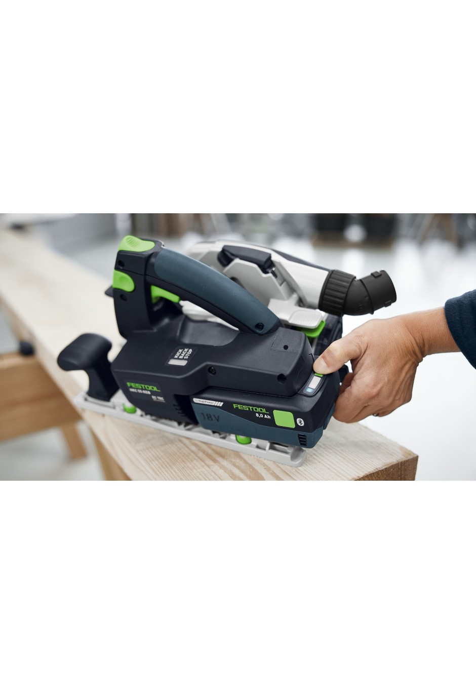 Аккумуляторная дисковая пила Festool HKC 55 KEB-Basic