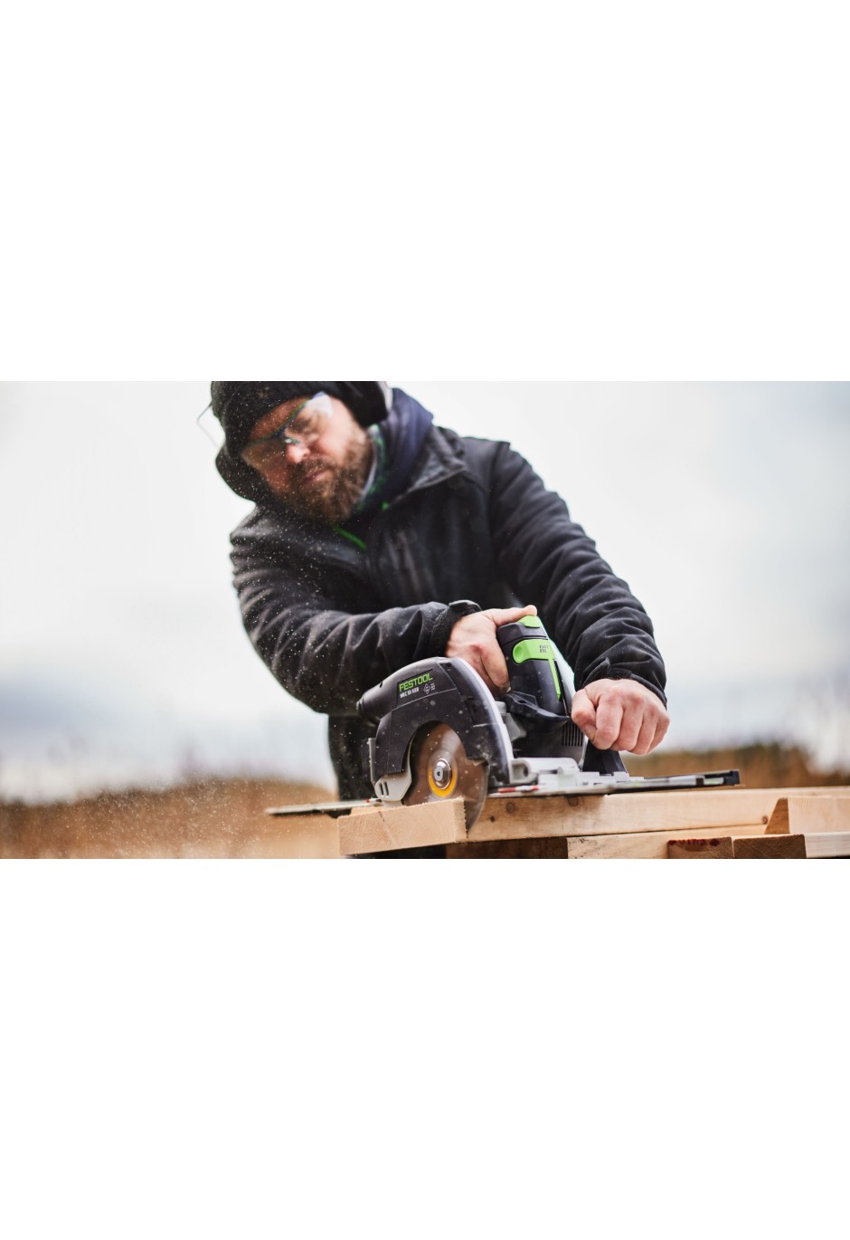 Аккумуляторная дисковая пила Festool HKC 55 KEB-Basic