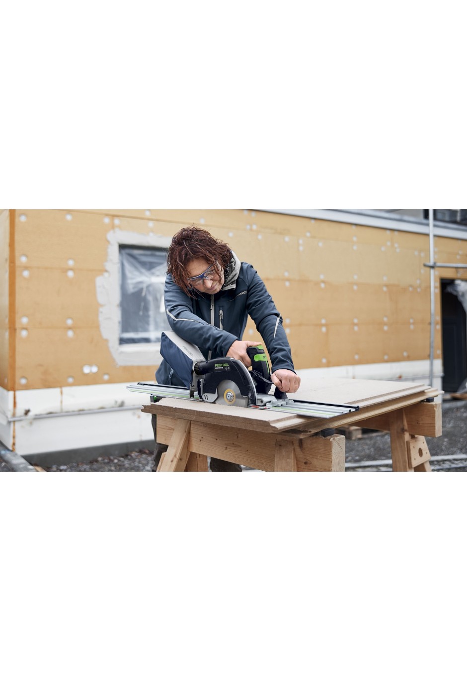 Аккумуляторная дисковая пила Festool HKC 55 KEB-Basic