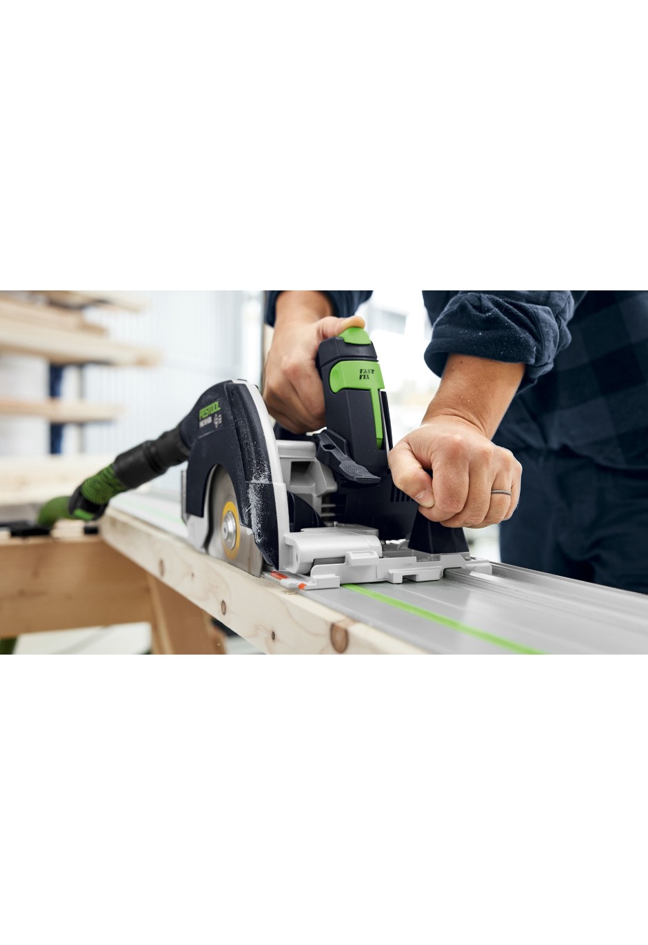 Аккумуляторная дисковая пила Festool HKC 55 KEB-Basic