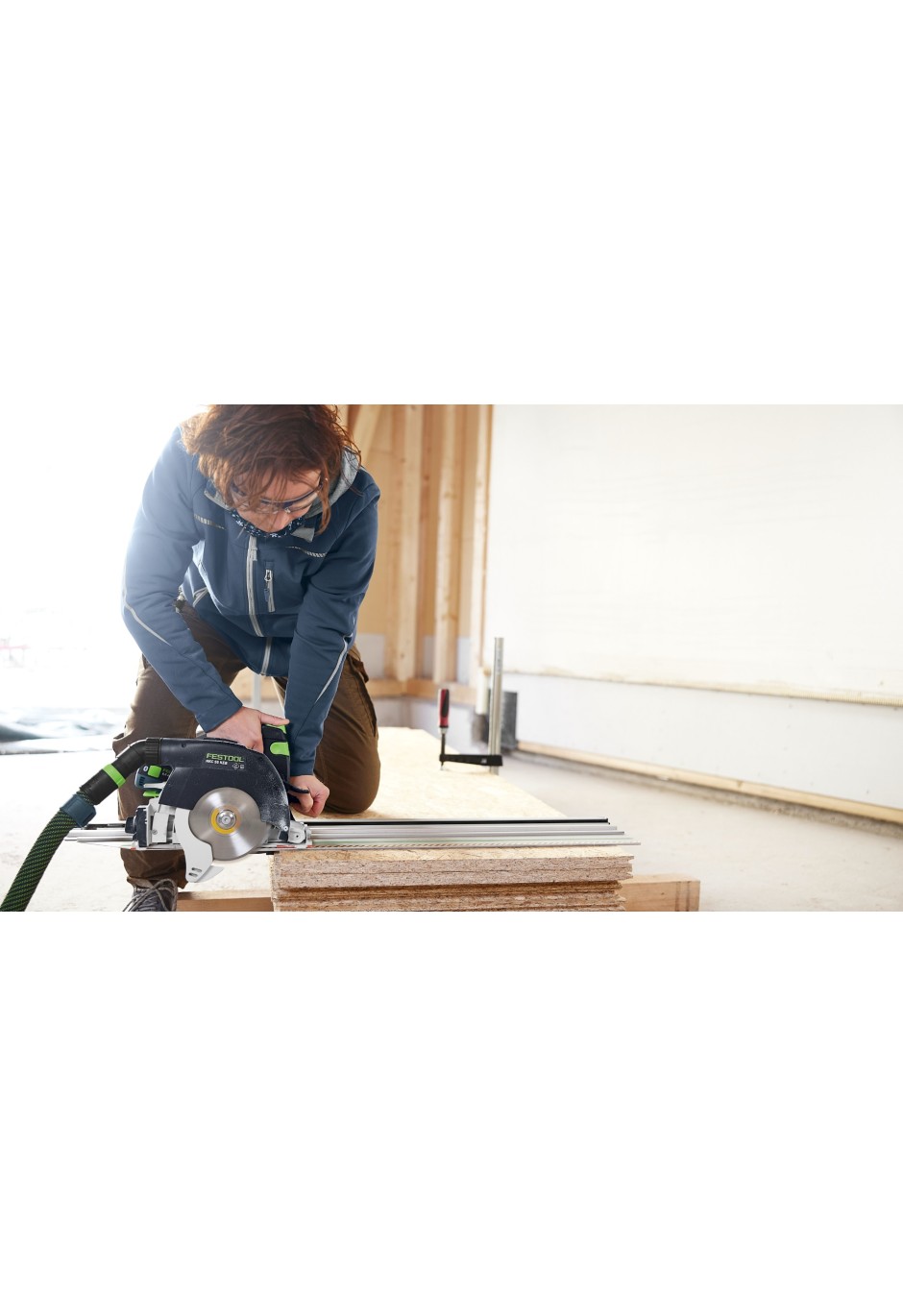 Аккумуляторная дисковая пила Festool HKC 55 KEB-Basic