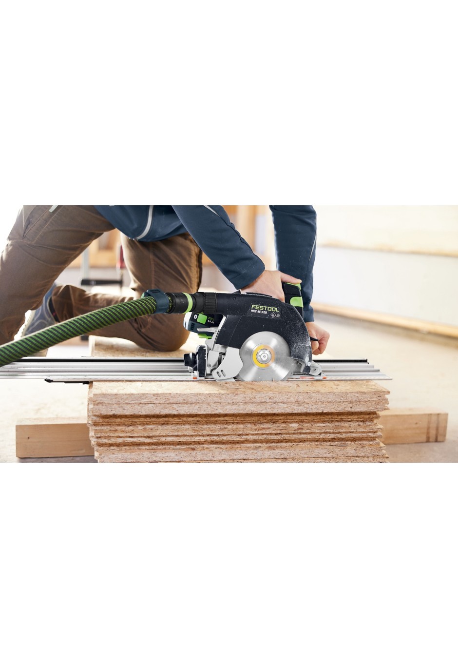 Аккумуляторная дисковая пила Festool HKC 55 KEB-Basic