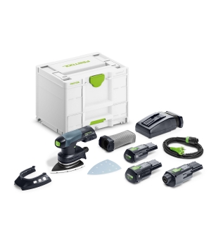 Аккумуляторная дельтавидная шлифовальная машинка Festool DTSC 400 3,0 I-Set