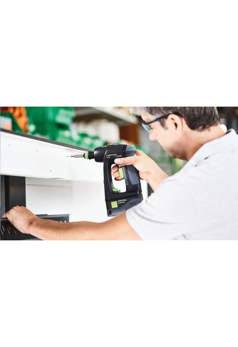 Аккумуляторная дрель-шуруповёрт Festool C 18 HPC 4,0 I-Set