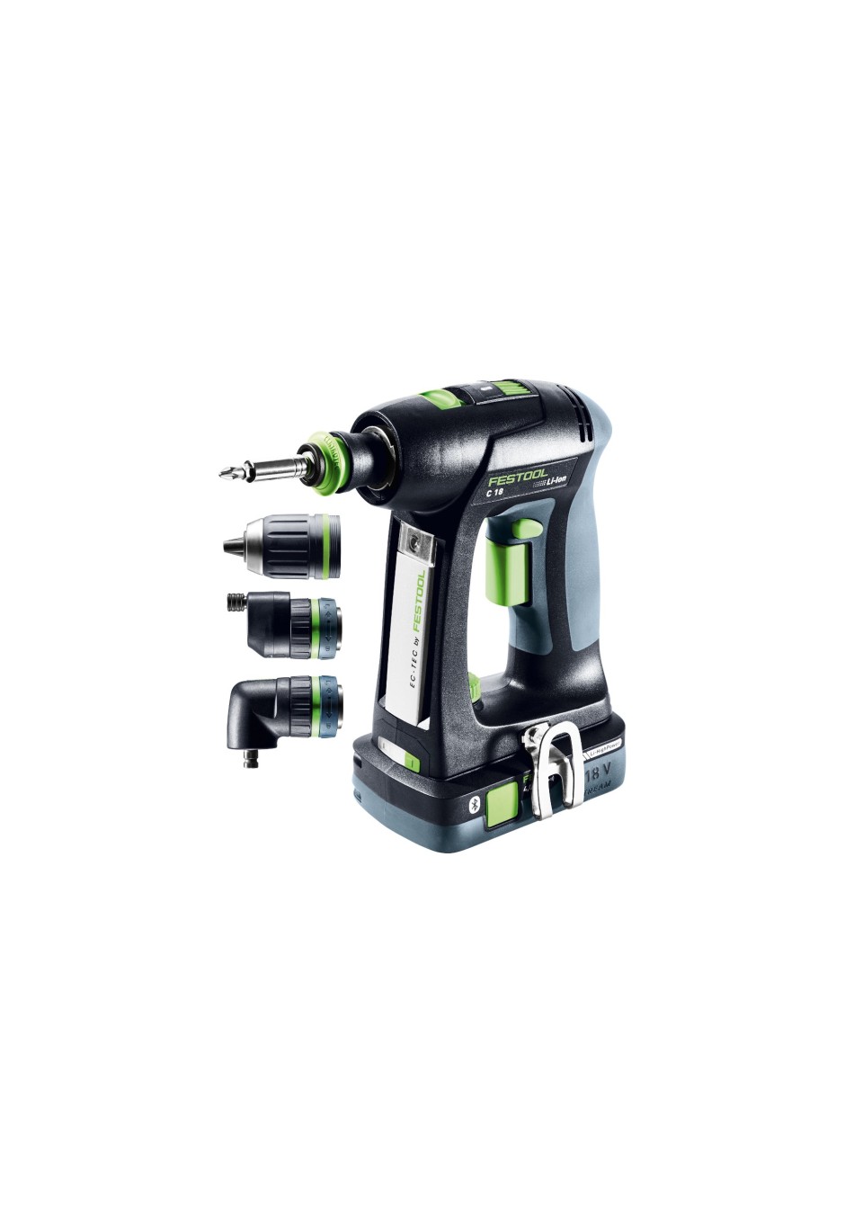 Аккумуляторная дрель-шуруповёрт Festool C 18 HPC 4,0 I-Set
