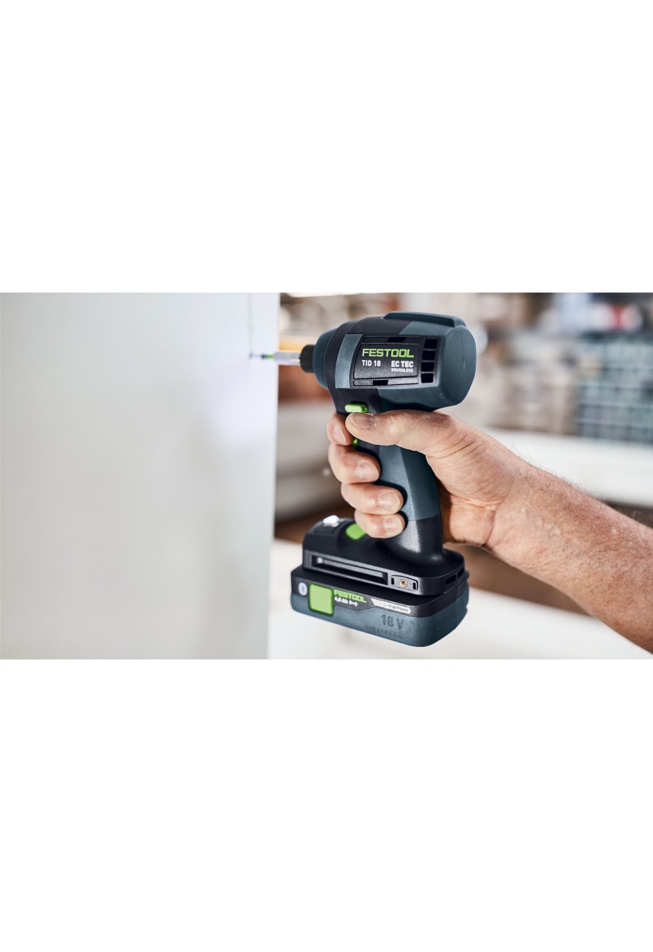 Комплект импульсный и ударный шуруповерт Festool TID 18 5,0/4,0-Set + TPC 18/4