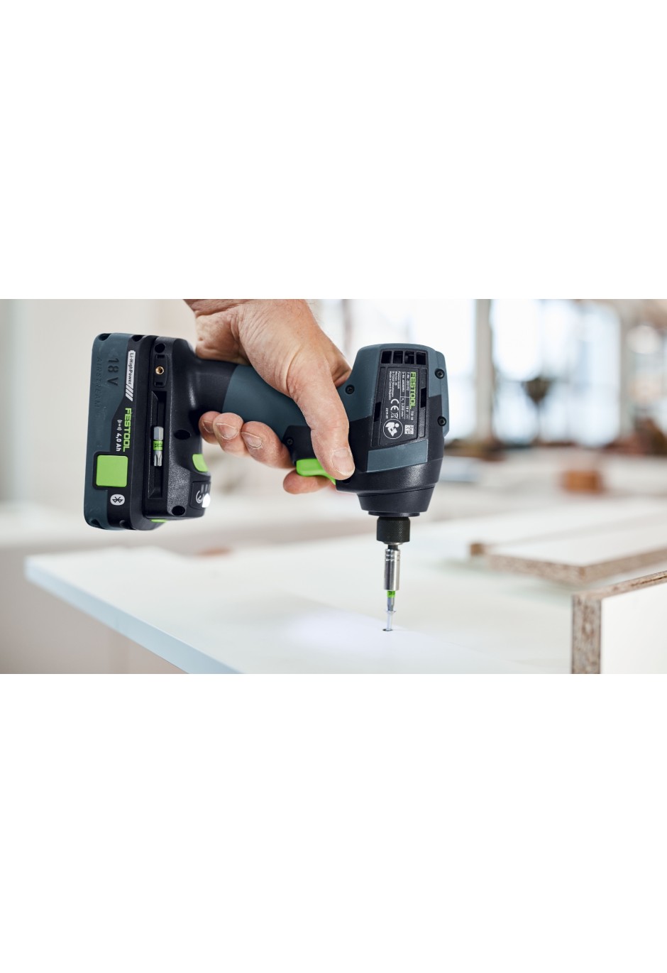 Комплект импульсный и ударный шуруповерт Festool TID 18 5,0/4,0-Set + TPC 18/4