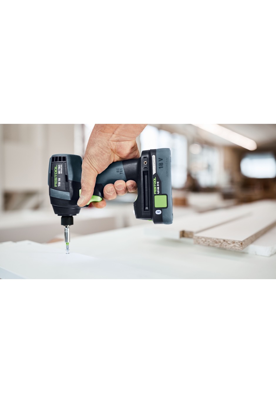 Комплект импульсный и ударный шуруповерт Festool TID 18 5,0/4,0-Set + TPC 18/4