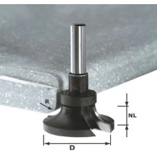 Фреза скругляющая с режущей кромкой внизу и опорным подшипником Festool HW R6,35/NL6,35/D44,7 / S12,7