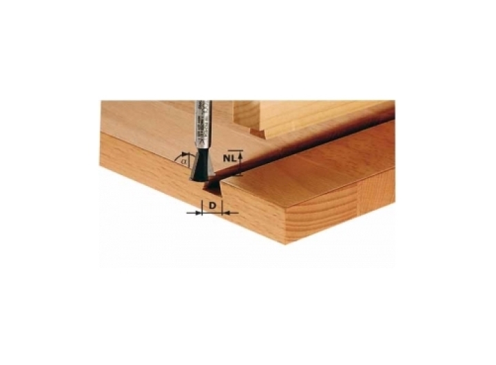 Фреза ласточкин хвост Festool HS S12 D20/14/15гр.