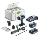 Аккумуляторная дрель-шуруповёрт Festool QUADRIVE TDC 18/4 5,0/4,0 I-Set