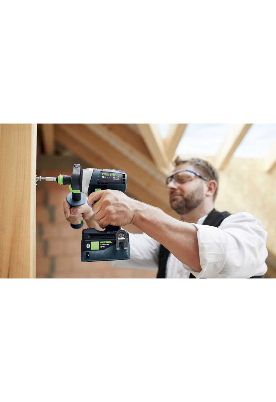 Аккумуляторная дрель-шуруповёрт Festool QUADRIVE TDC 18/4 5,0/4,0 I-Set