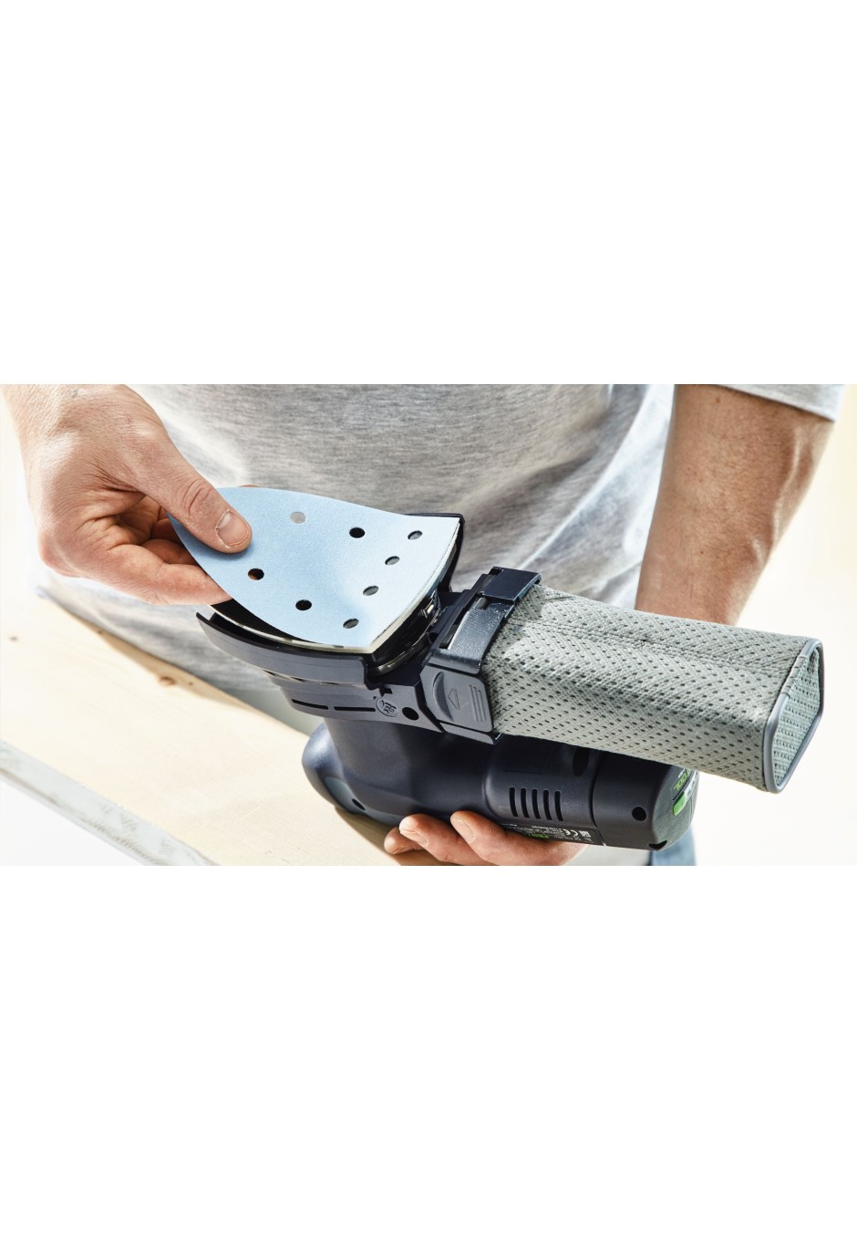 Аккумуляторная дельтавидная шлифовальная машинка Festool DTSC 400 3,0 I-Plus