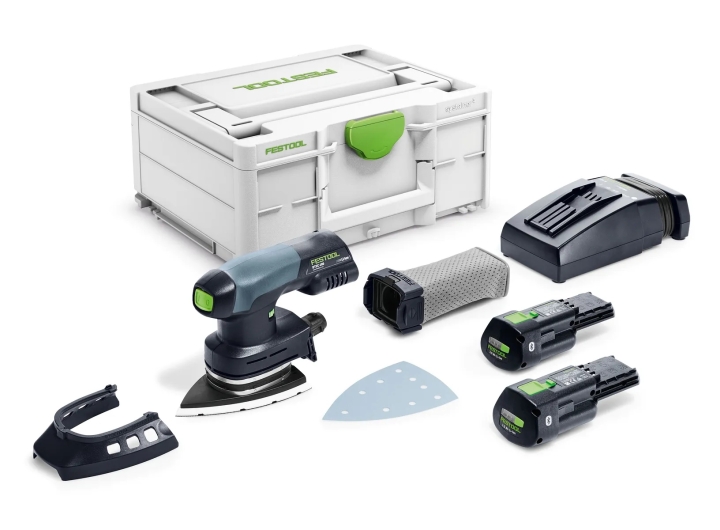 Аккумуляторная дельтавидная шлифовальная машинка Festool DTSC 400 3,0 I-Plus