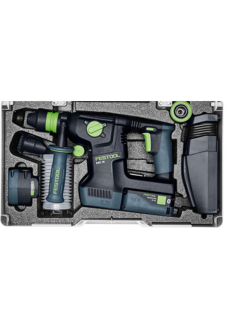Аккумуляторный комбинированный перфоратор Festool KHC 18 5,0 EBI-Plus