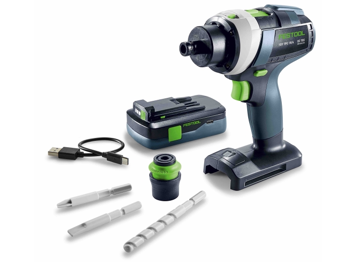 Игрушка Аккумуляторная дрель-шуруповёрт Festool TY-TPC