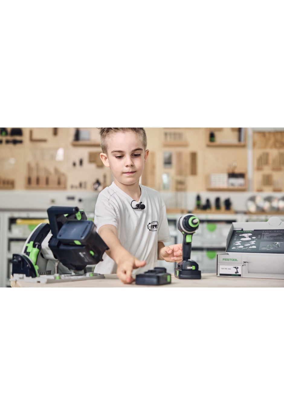 Игрушка Аккумуляторная дрель-шуруповёрт Festool TY-TPC