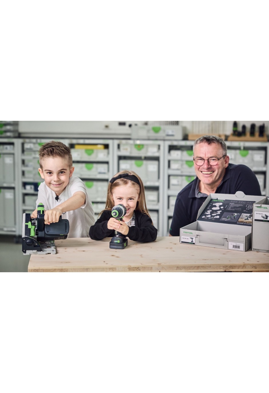 Игрушка Аккумуляторная дрель-шуруповёрт Festool TY-TPC