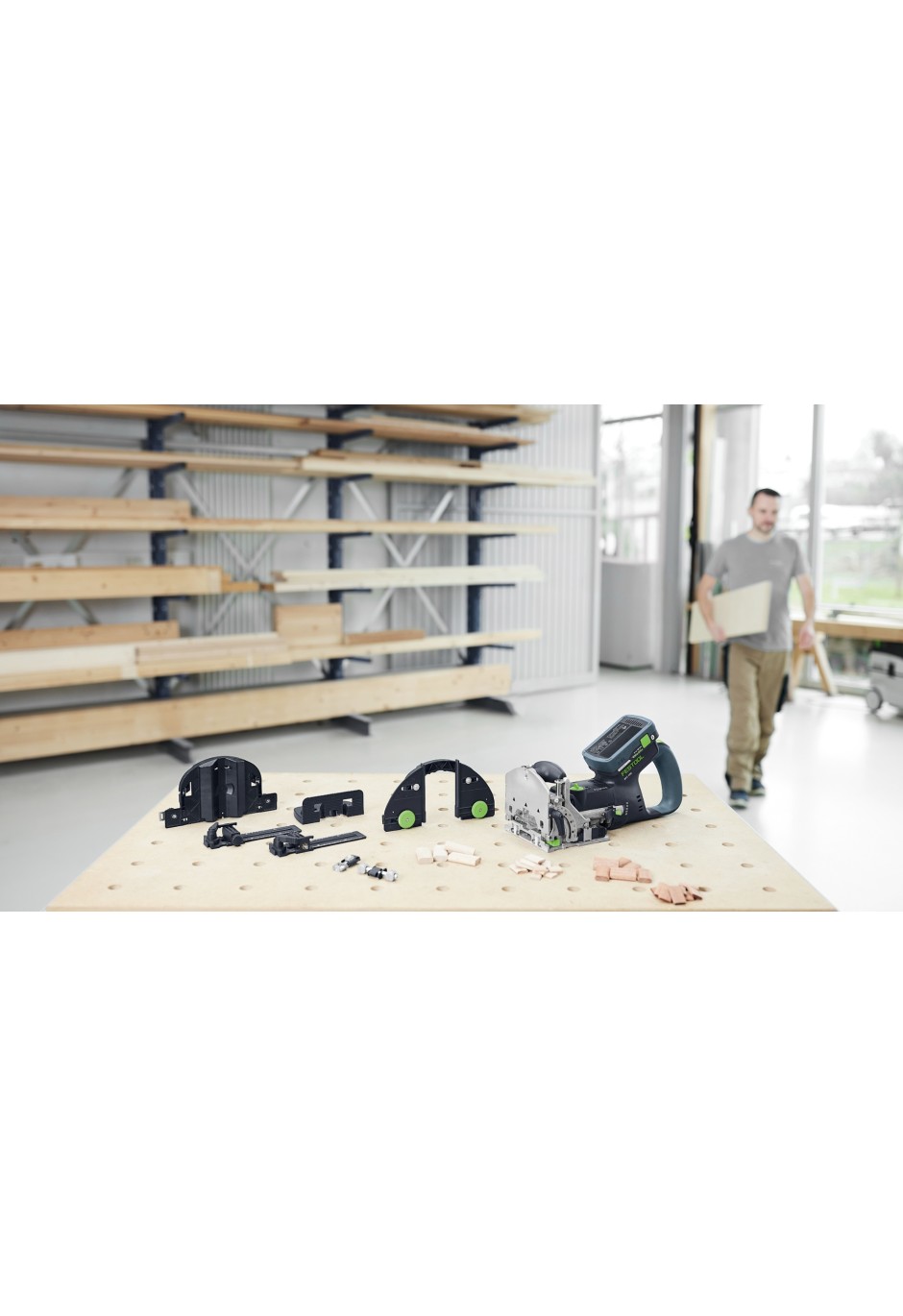 Аккумуляторный дюбельный фрезер Festool Domino DFC 500 E-Basic