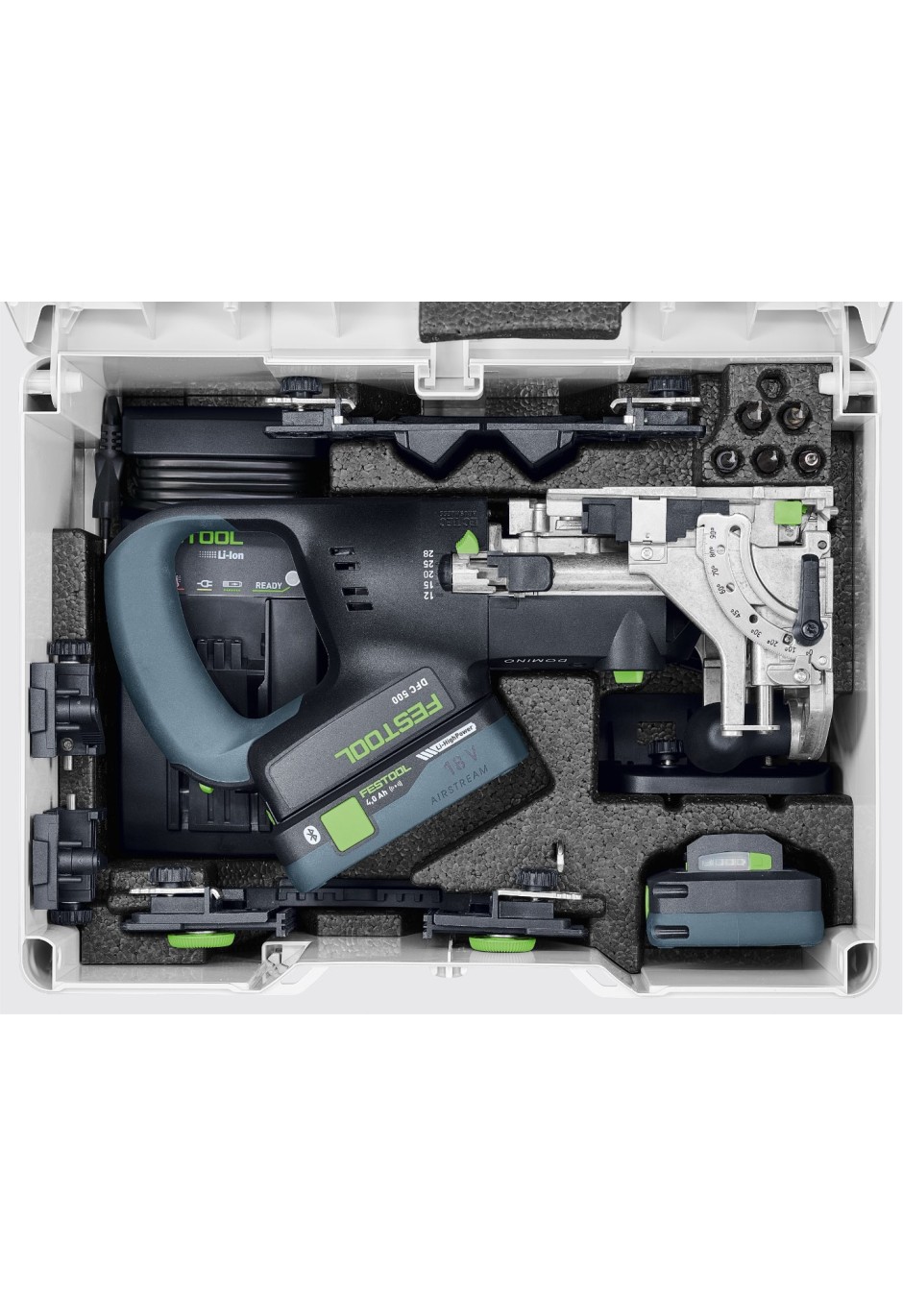 Аккумуляторный дюбельный фрезер Festool Domino DFC 500 E-Basic