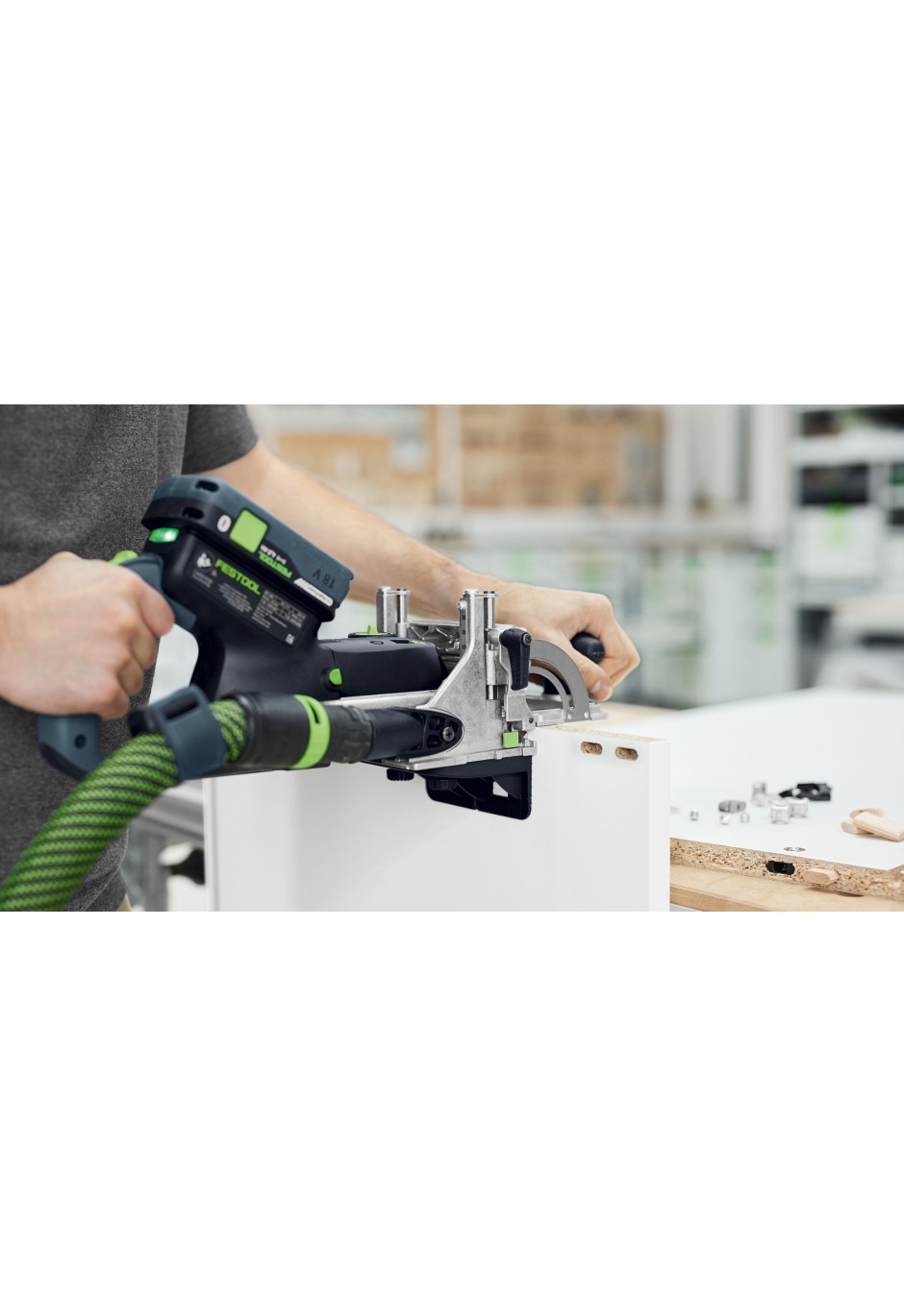 Аккумуляторный дюбельный фрезер Festool Domino DFC 500 E-Basic