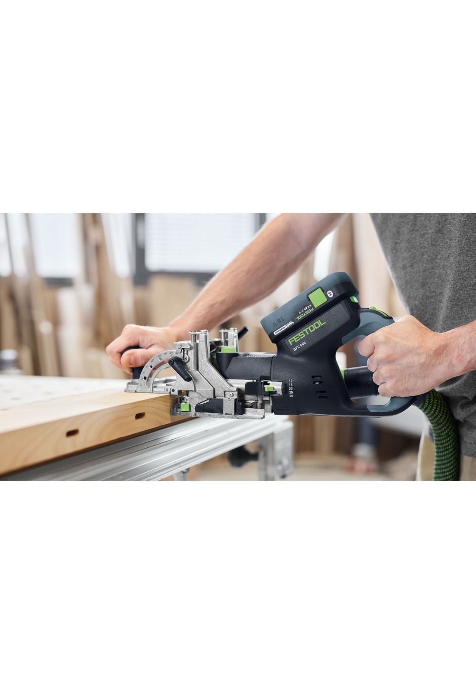 Аккумуляторный дюбельный фрезер Festool Domino DFC 500 E-Basic