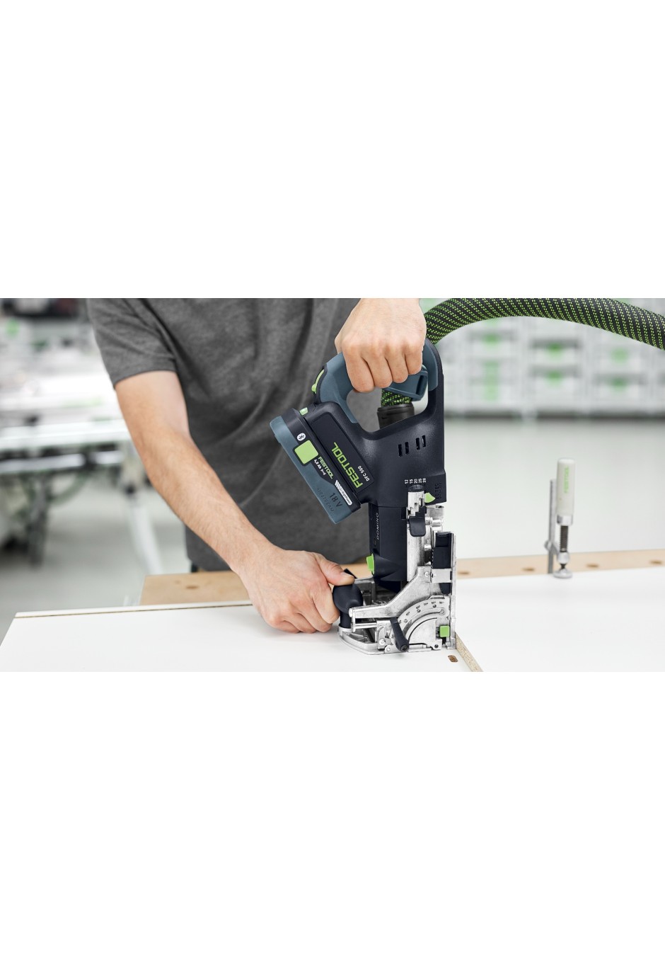 Аккумуляторный дюбельный фрезер Festool Domino DFC 500 E-Basic