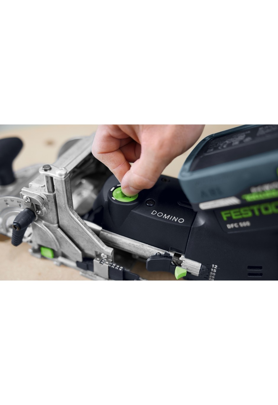 Аккумуляторный дюбельный фрезер Festool Domino DFC 500 E-Basic