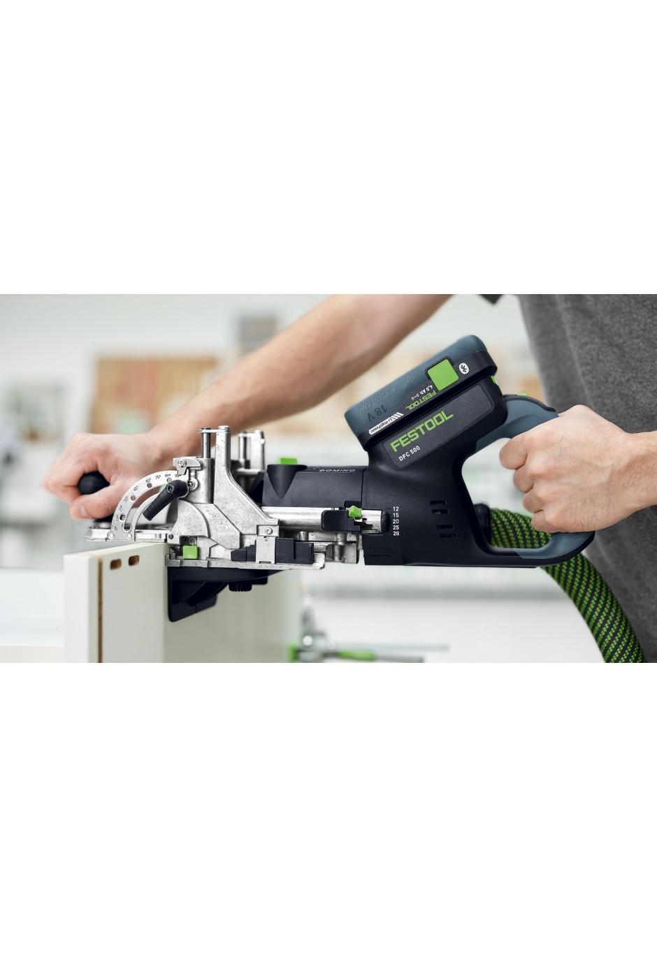 Аккумуляторный дюбельный фрезер Festool Domino DFC 500 E-Basic