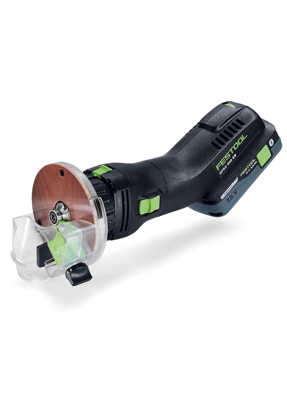 Аккумуляторный кромочный фрезер Festool OFKC 500 R3 EB-Basic