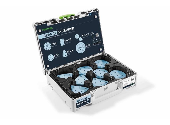 Систейнер³ с абразивным материалом Festool D90/V93 GR SYS Granat