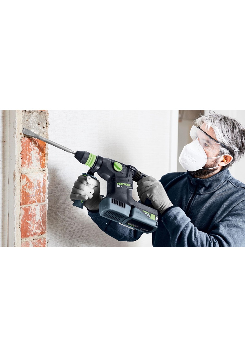 Аккумуляторный комбинированный перфоратор Festool KHC 18 EB-Basic