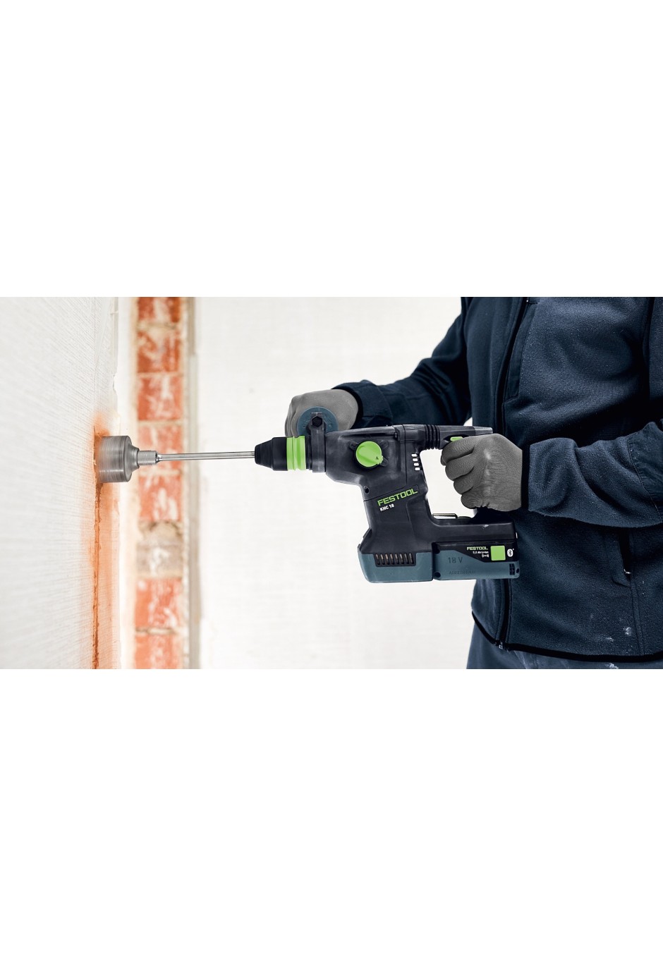 Аккумуляторный комбинированный перфоратор Festool KHC 18 EB-Basic