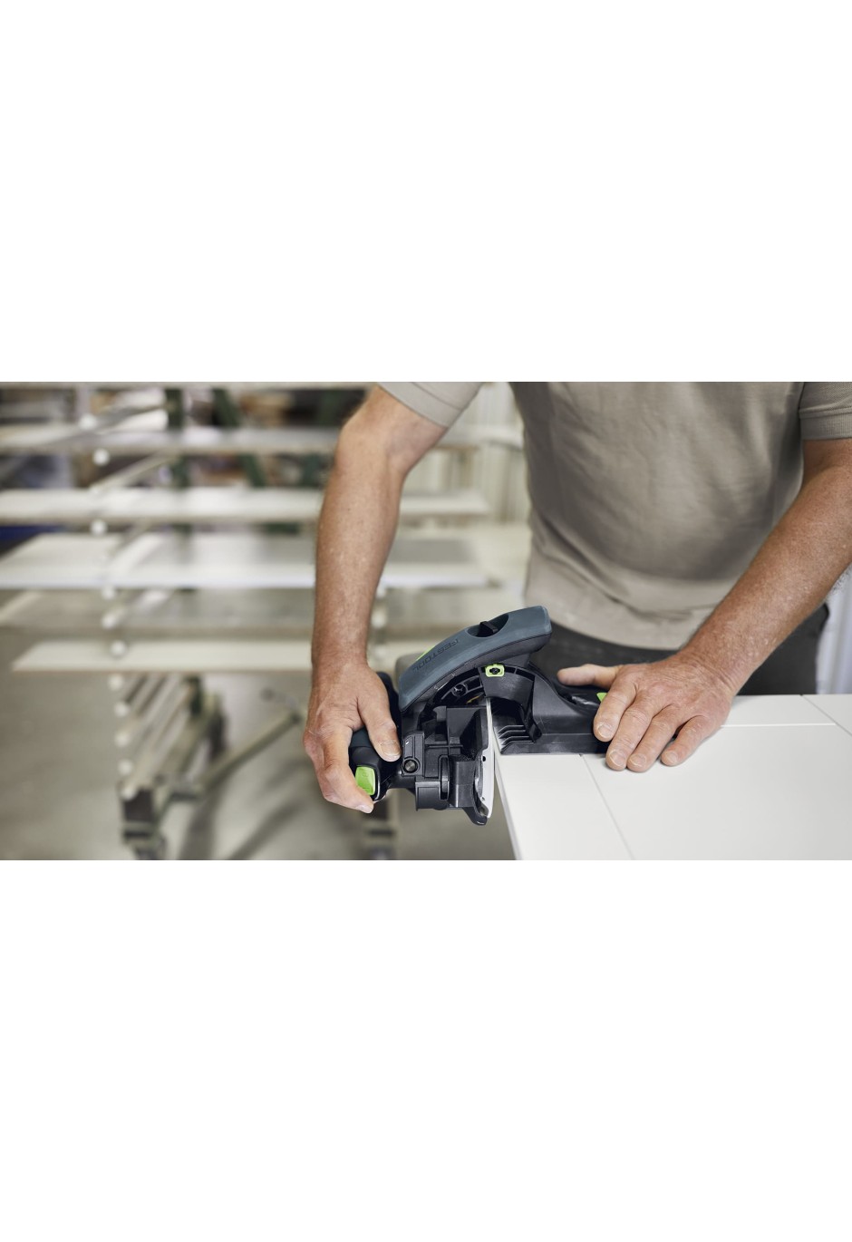 Аккумуляторная машинка для шлифовки кромок Festool ES-ETSC 125 3,0 I-Plus