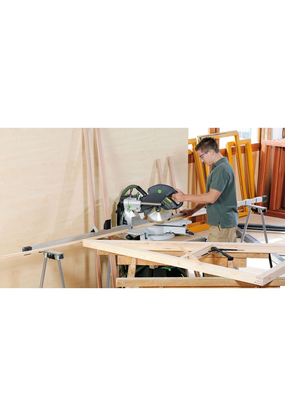 Торцовочная пила с протяжкой Festool KAPEX KS 120 REB