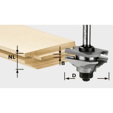 Фреза багетная гребневая Festool HW S8 D46 x D12-FD