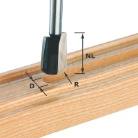 Фреза для изготовления желобка Festool HW S8 R5
